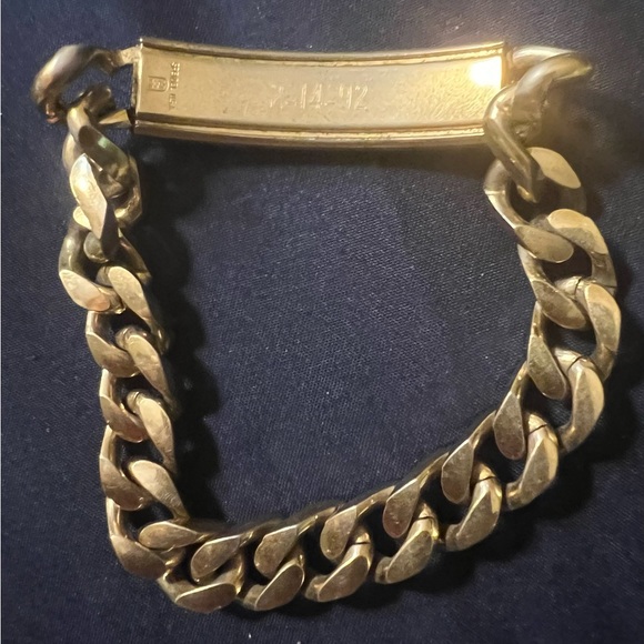 Vintage Men’s Speidel ID Gold Bracelet - Picture 4 of 6